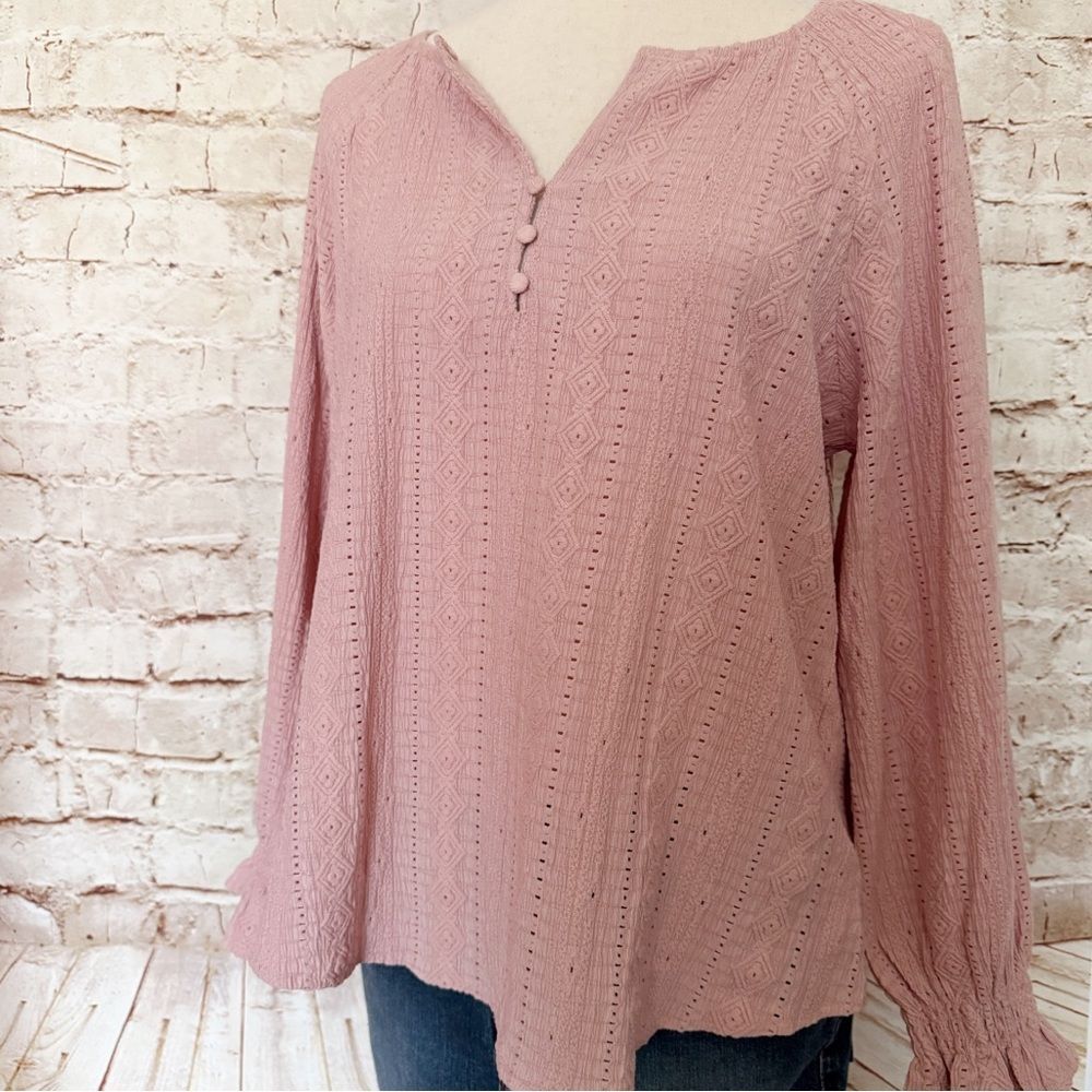 Frye boho southwestern blouse top